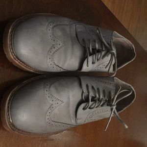 Perry Ellis Gray Mens Dress Shoe Size 12
